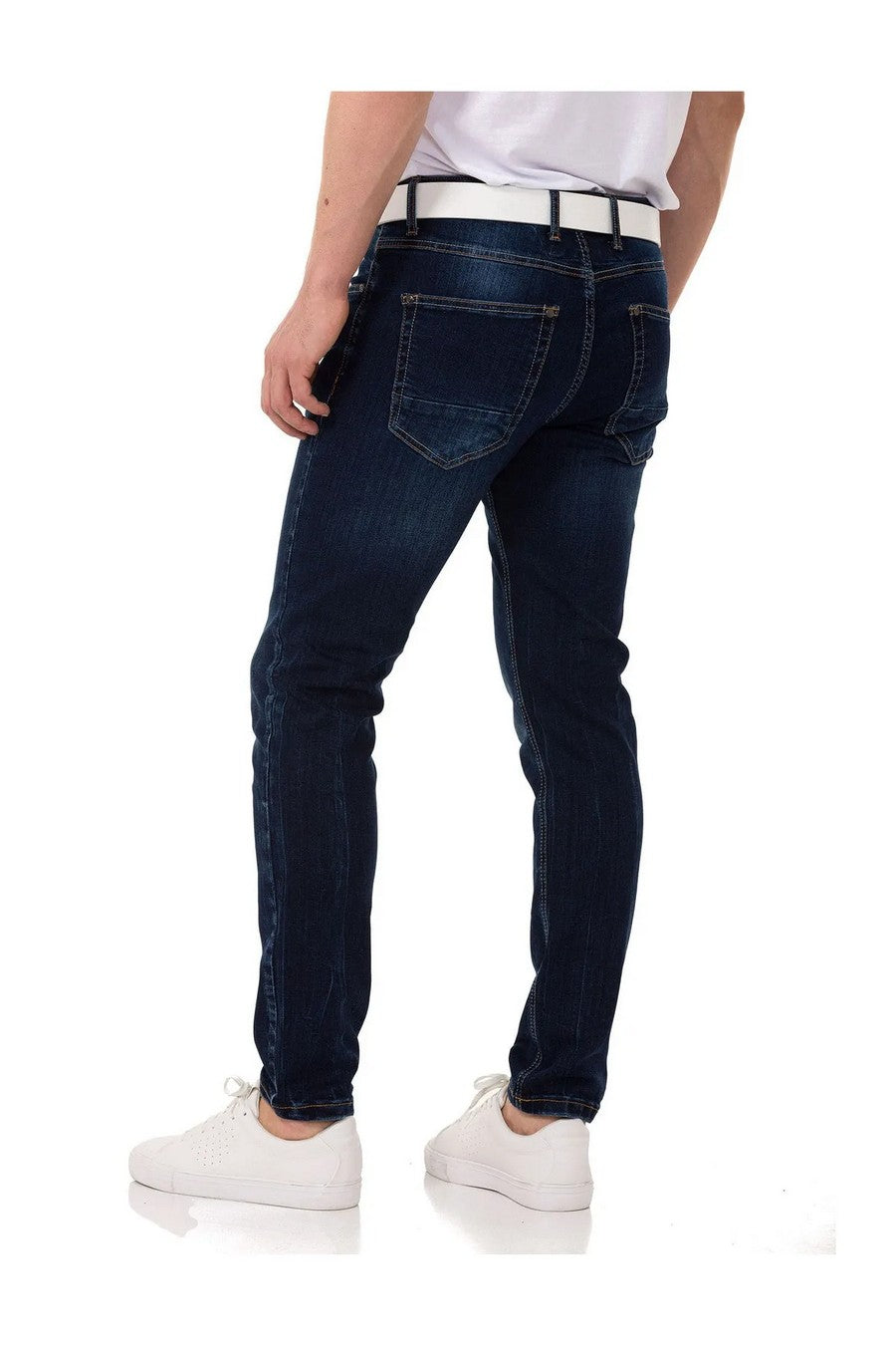 CD820 Jeansy męskie Slim-Fit Basic Look