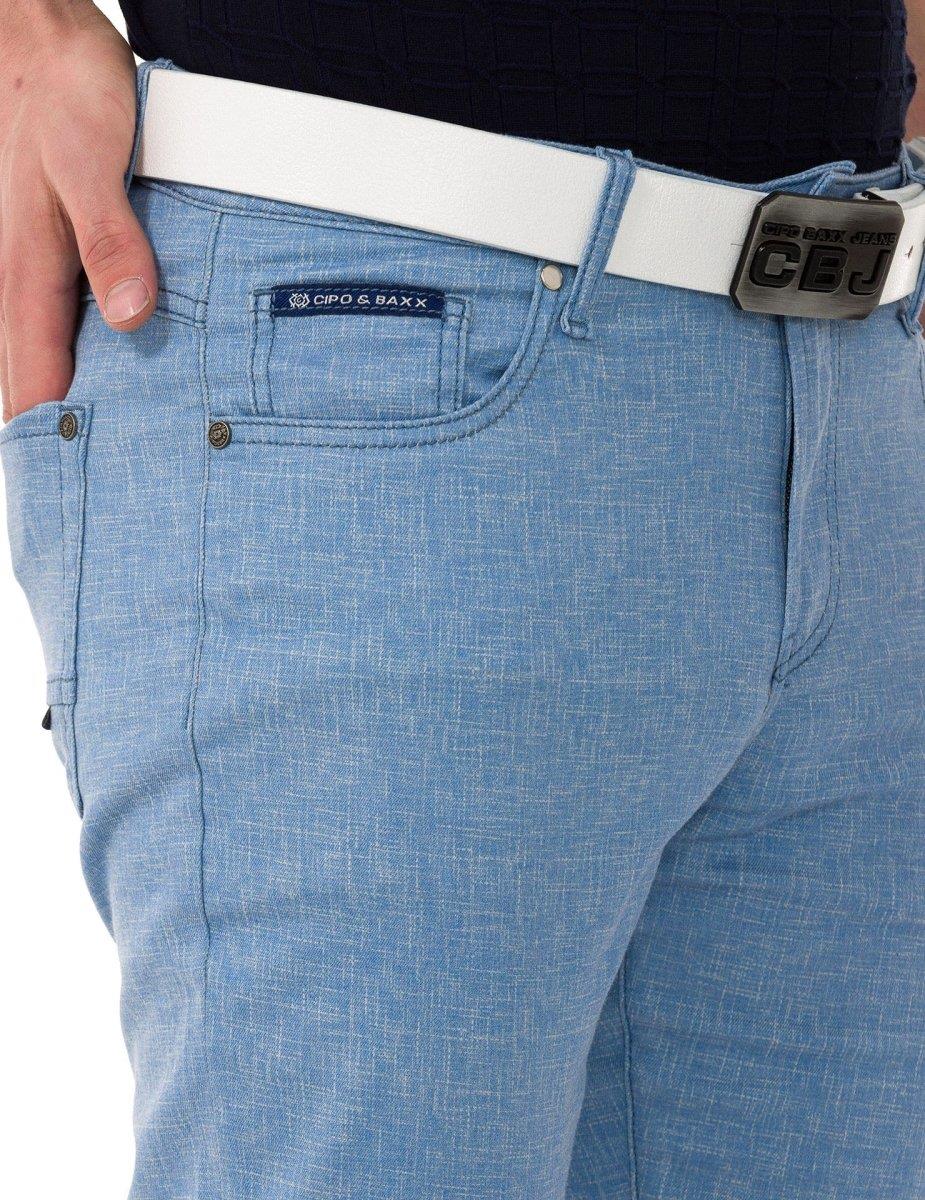 CD840 spodnie tkaninowe w dopasowanym kroju