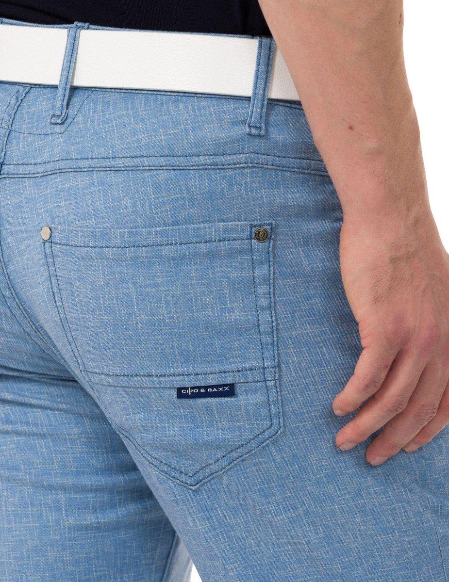 CD840 spodnie tkaninowe w dopasowanym kroju