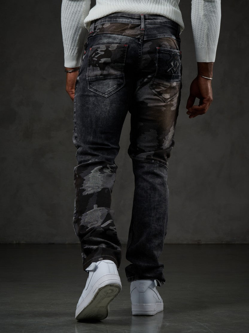 CD859 Herren Jeans in ausgefallenem Look