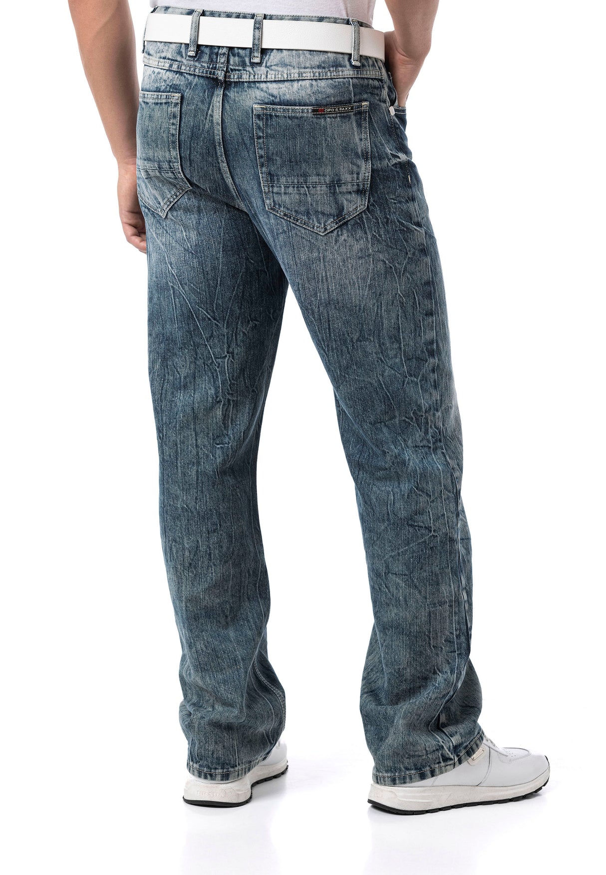 CD903 jeansy męskie Baggy Fit