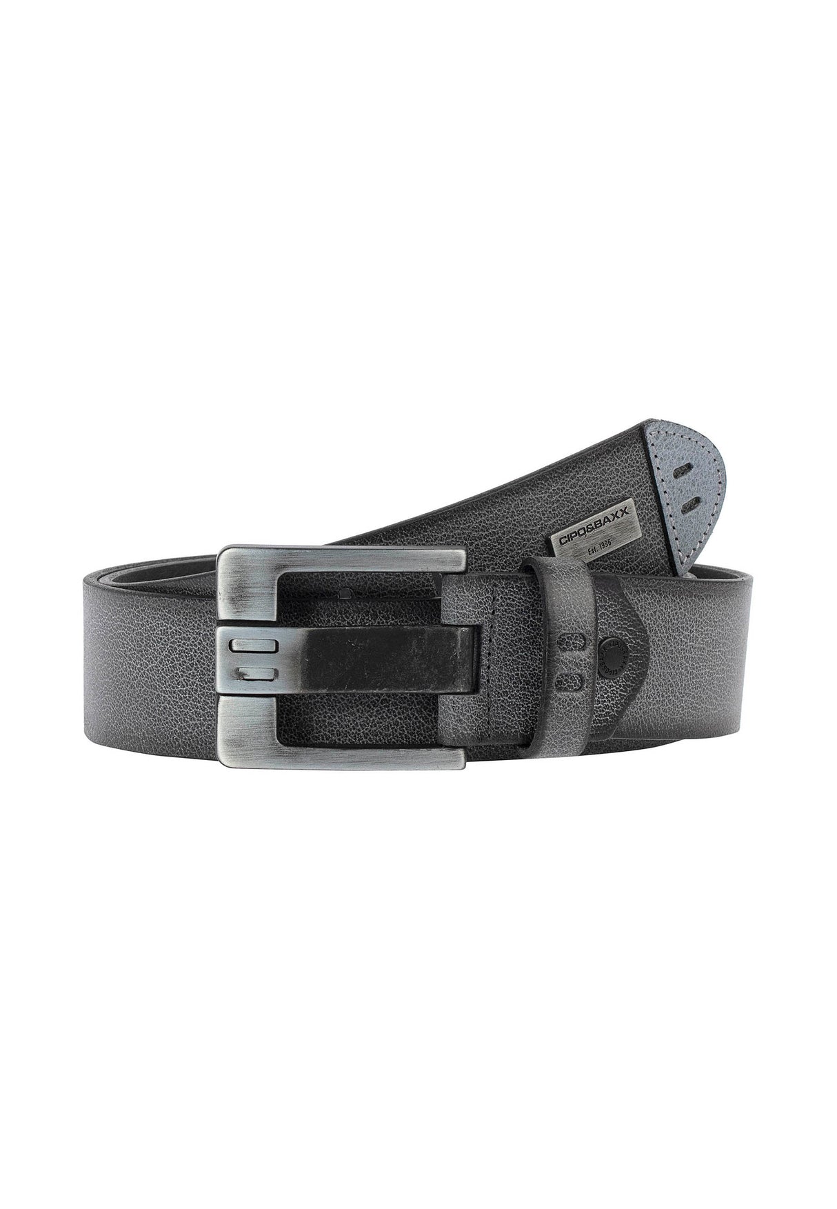 CG106 Ceinture en cuir pour homme Designer au look élégant avec patch en métal