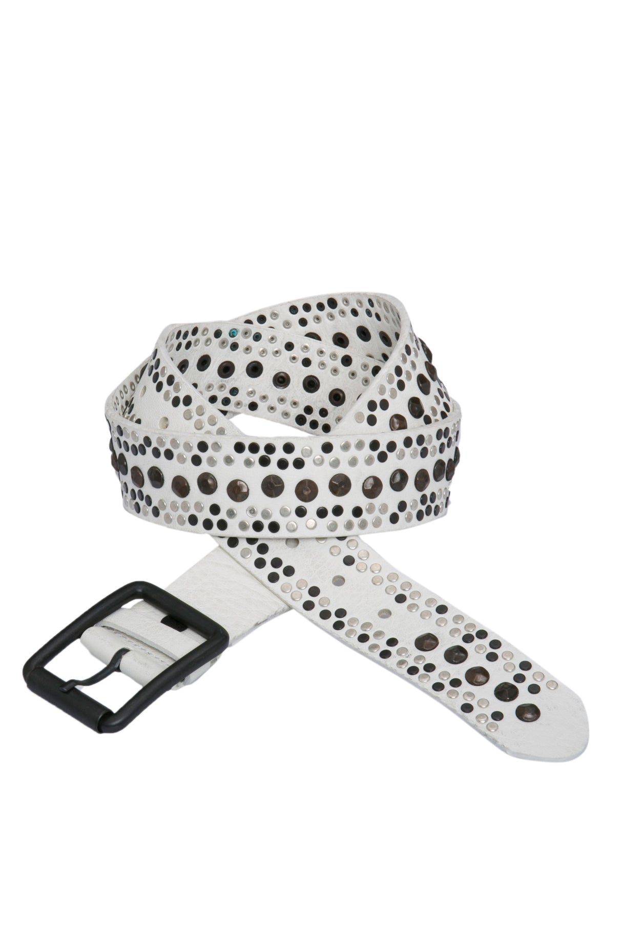 CG132 Ceinture en cuir masculin avec un motif de rivet