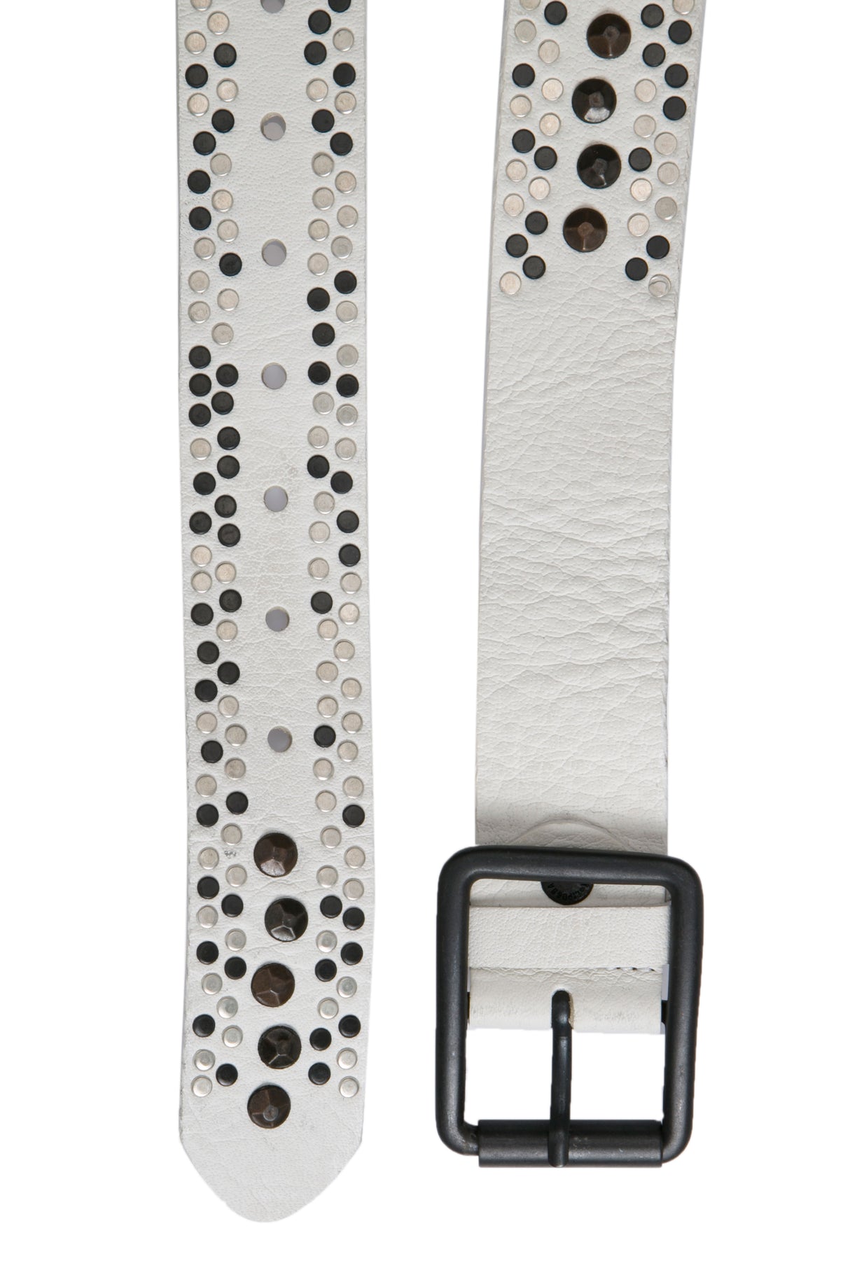 CG132 Ceinture en cuir masculin avec un motif de rivet