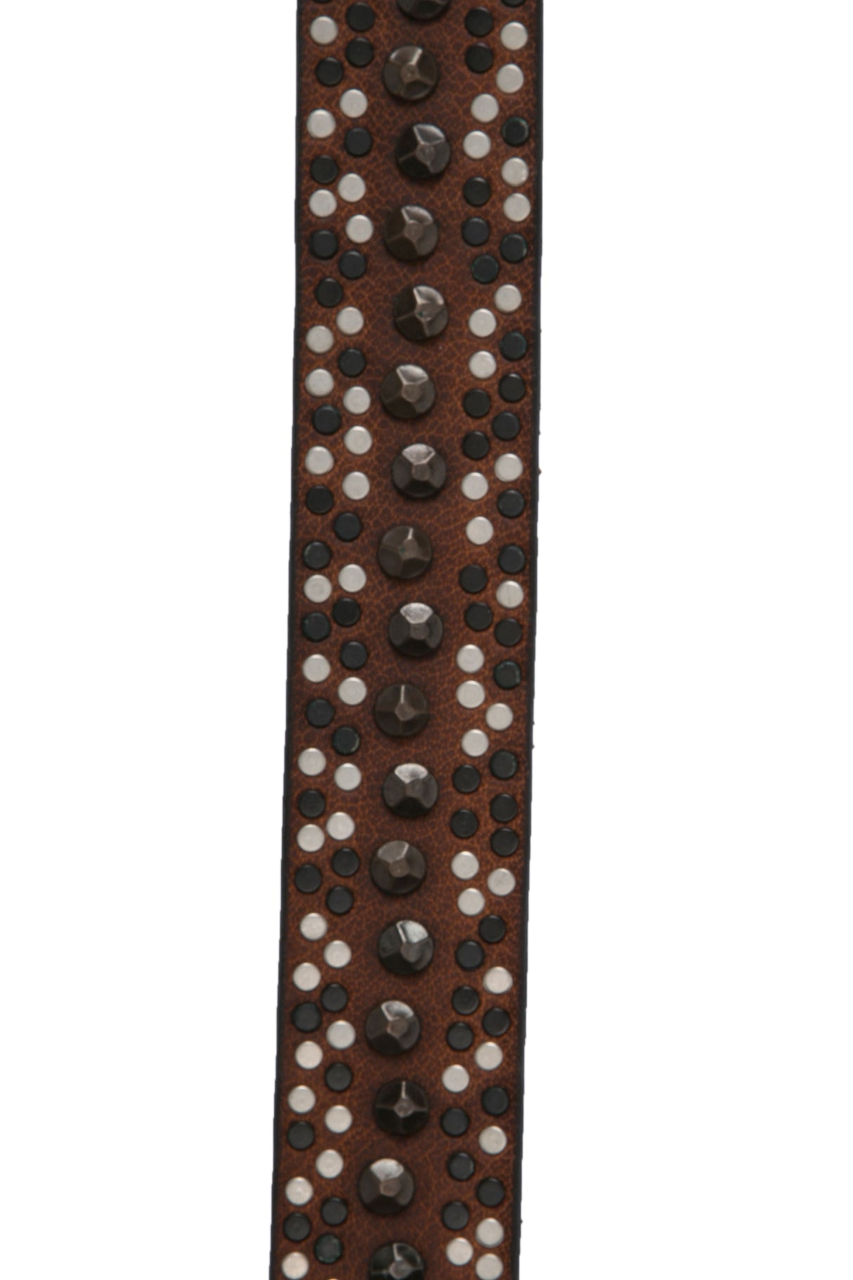 CG132 Ceinture en cuir masculin avec un motif de rivet