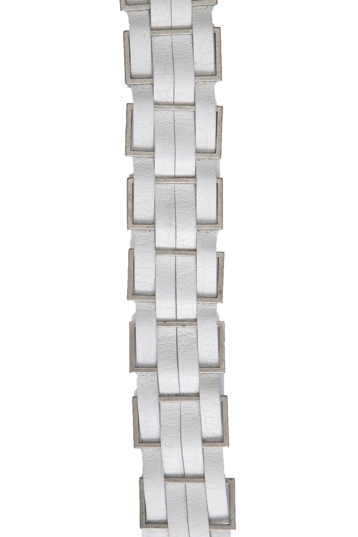 CG144 Ceinture en cuir pour homme avec des éléments métalliques à la mode