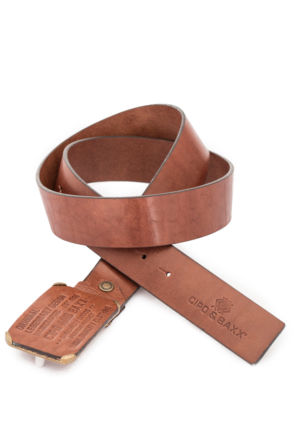 CG154 Ceinture en cuir pour homme avec une superbe boucle
