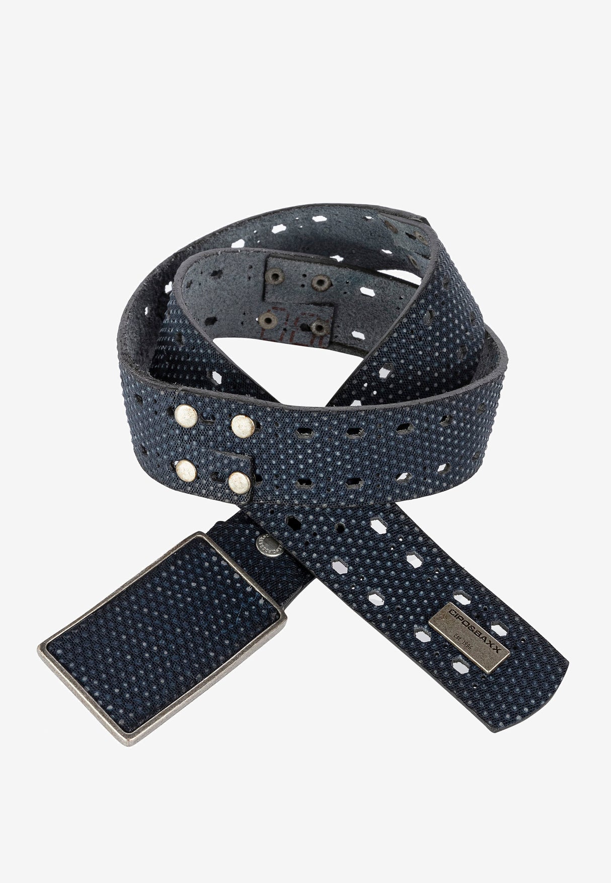 CG174 pasek męski z ozdobną klamrą