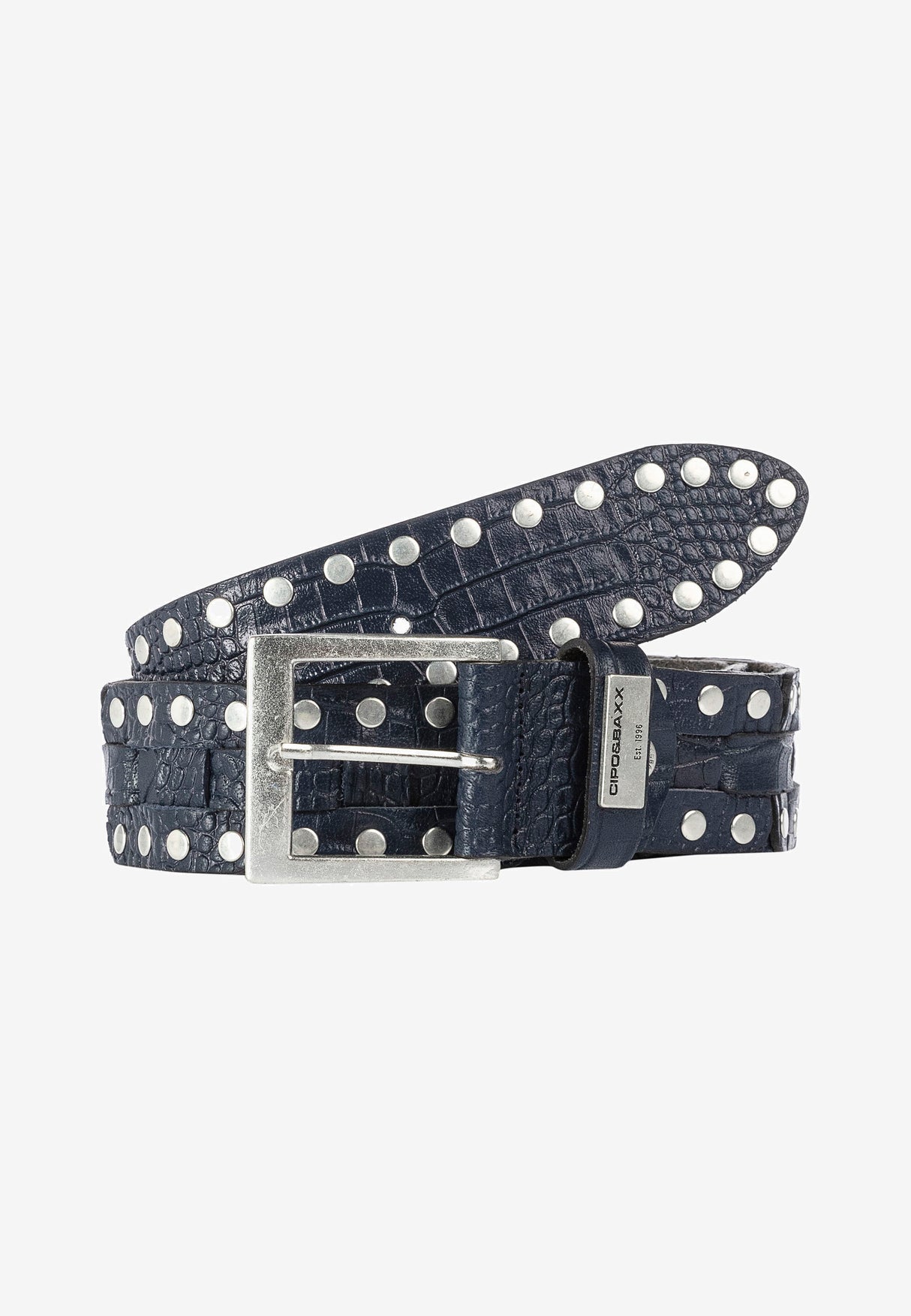 CG175 pasek męski z nitami