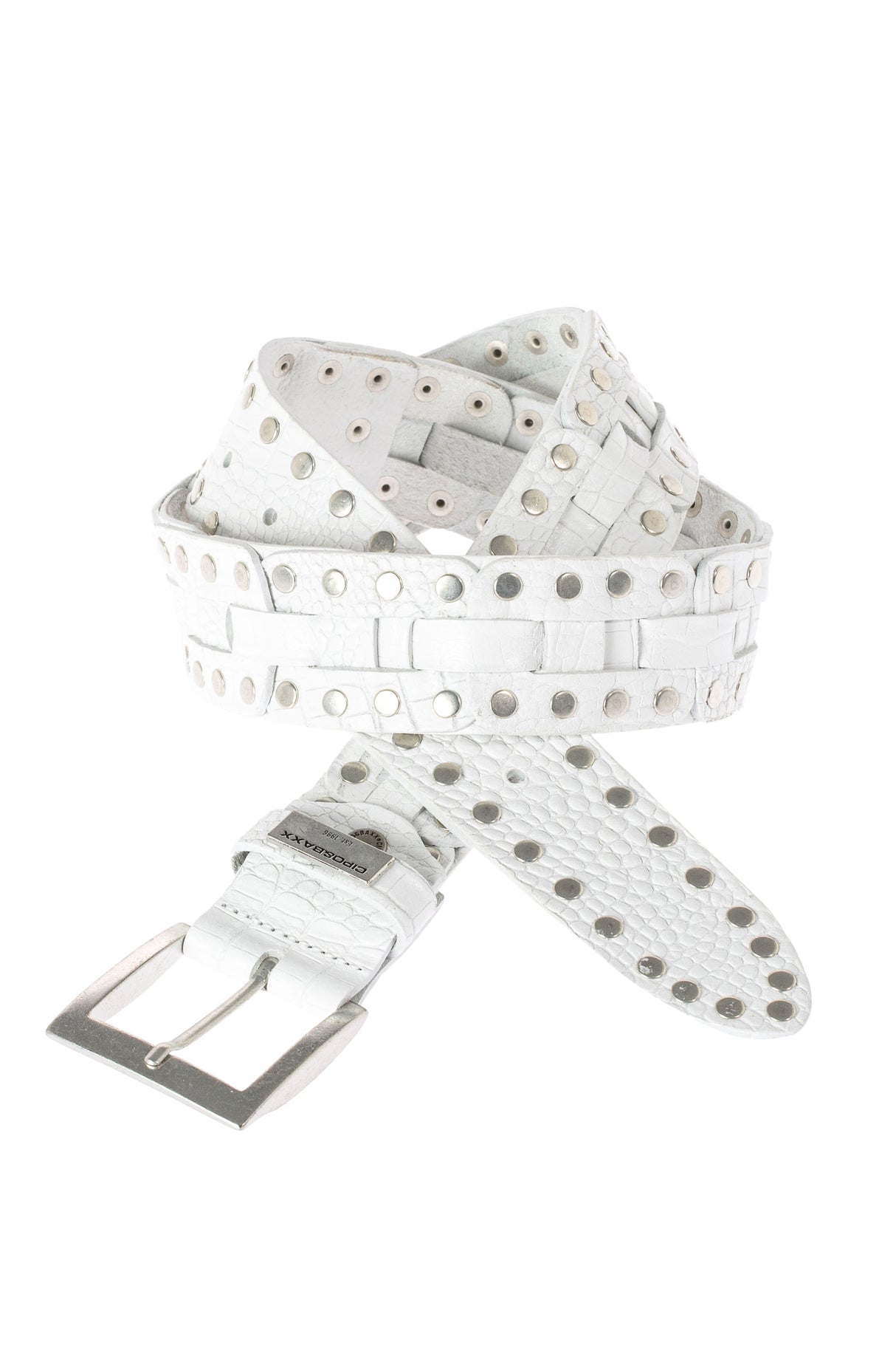 CG175 pasek męski z nitami