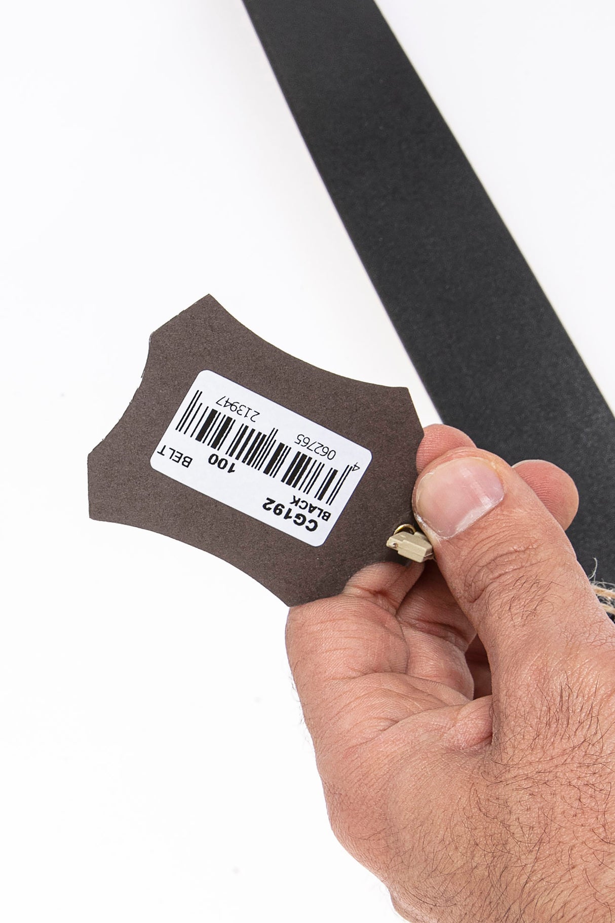 CG192 pasek męski z ozdobną klamrą