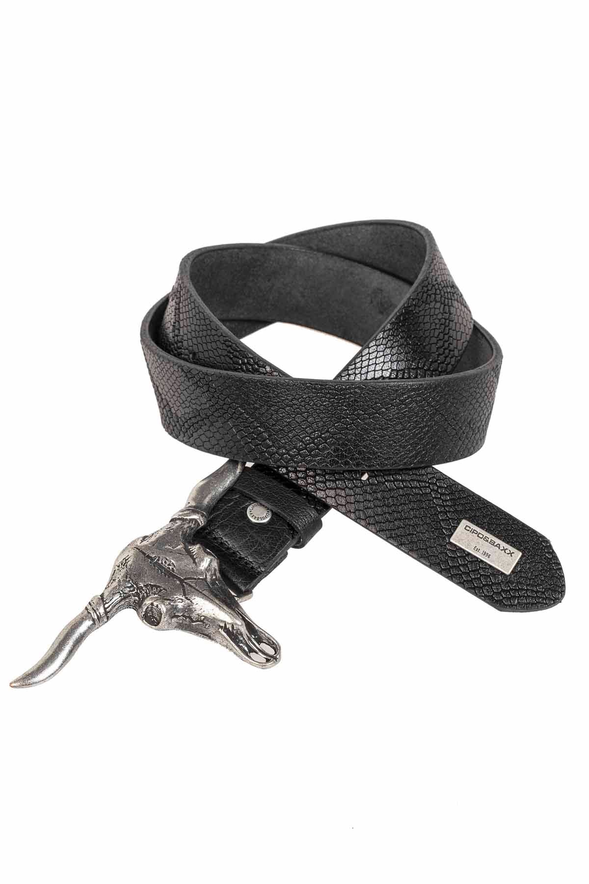 CG199 pasek męski z ozdobną klamrą