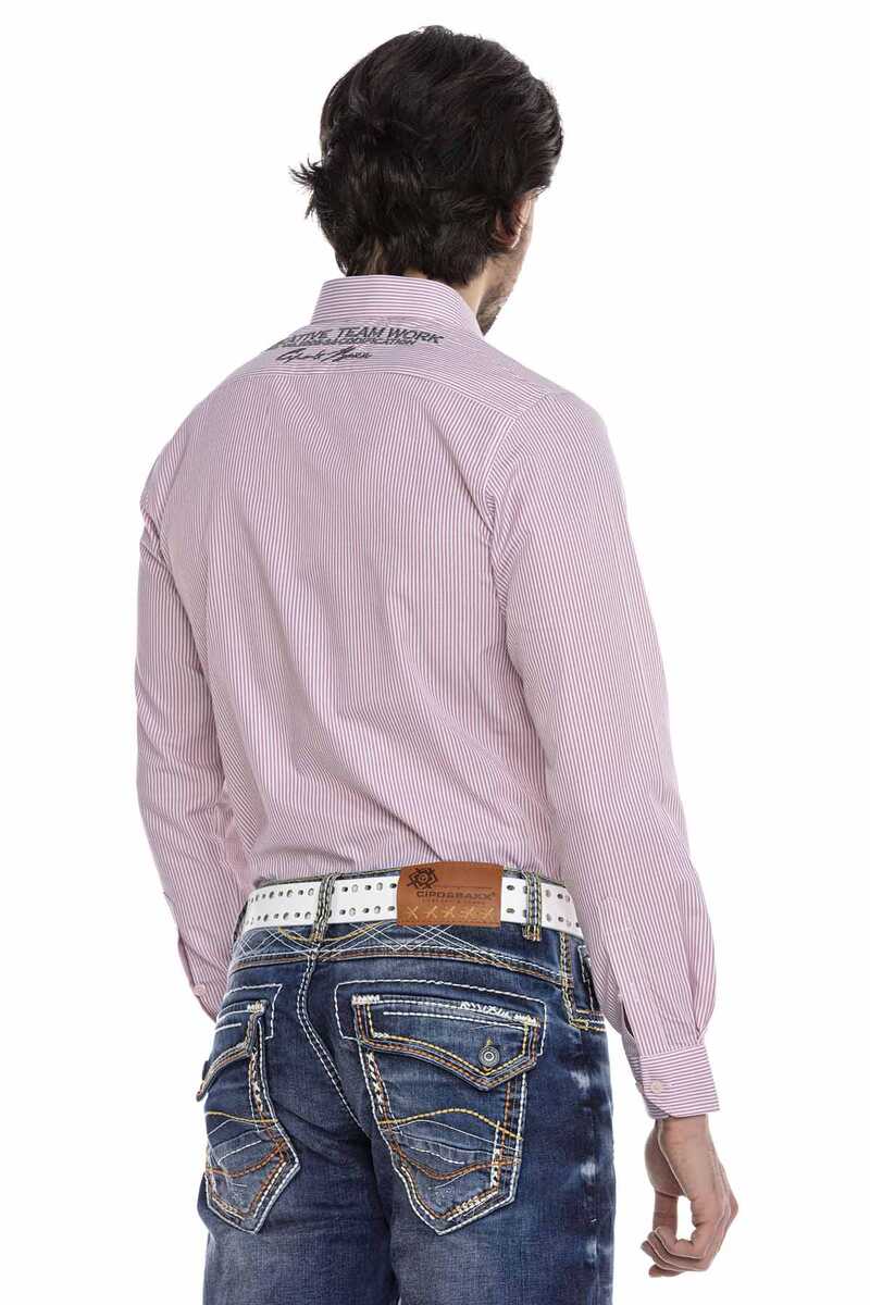 CH180 koszula męska z aplikacjami