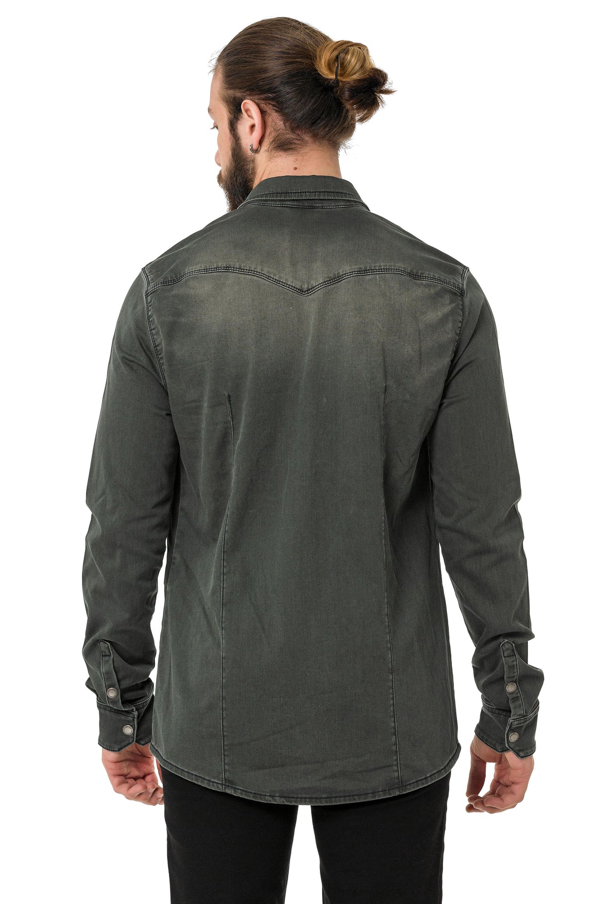 CH189 koszula męska jeansowa