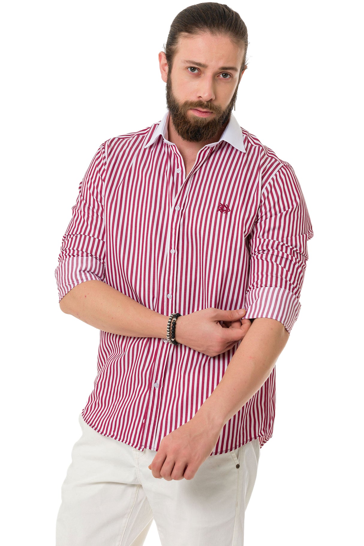 CH192 koszula męska w paski