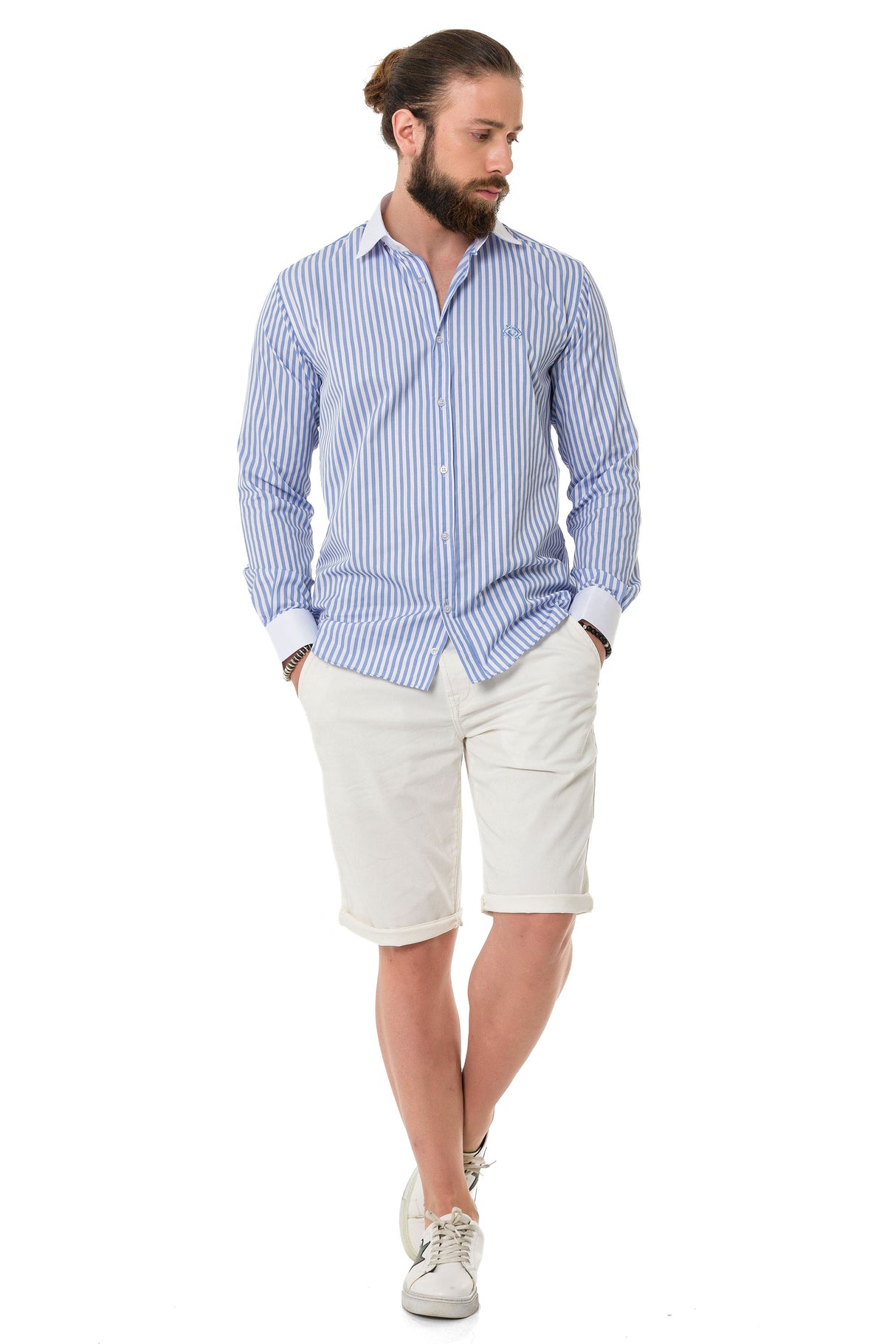 CH192 koszula męska w paski