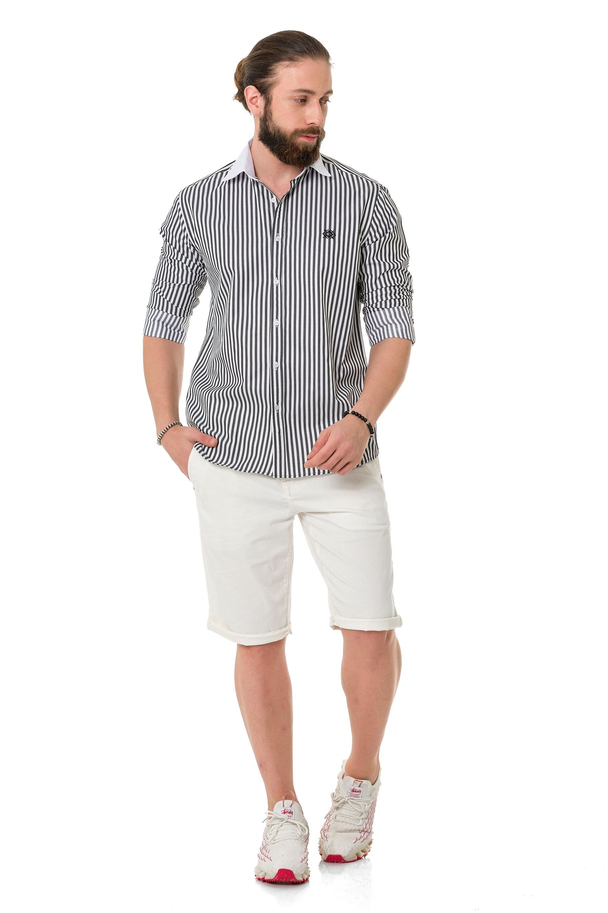 CH192 koszula męska w paski