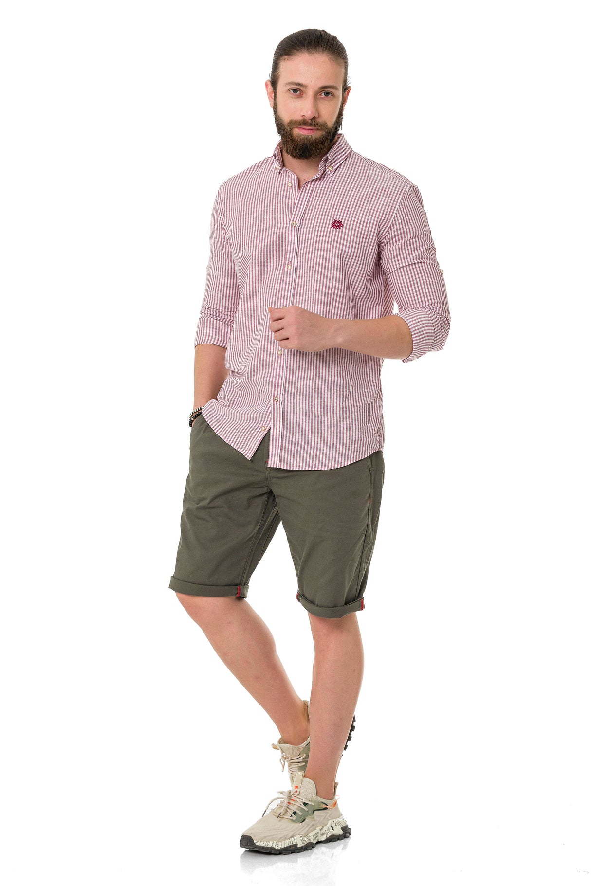 CH194 Men's shirt with Kent Collar line design