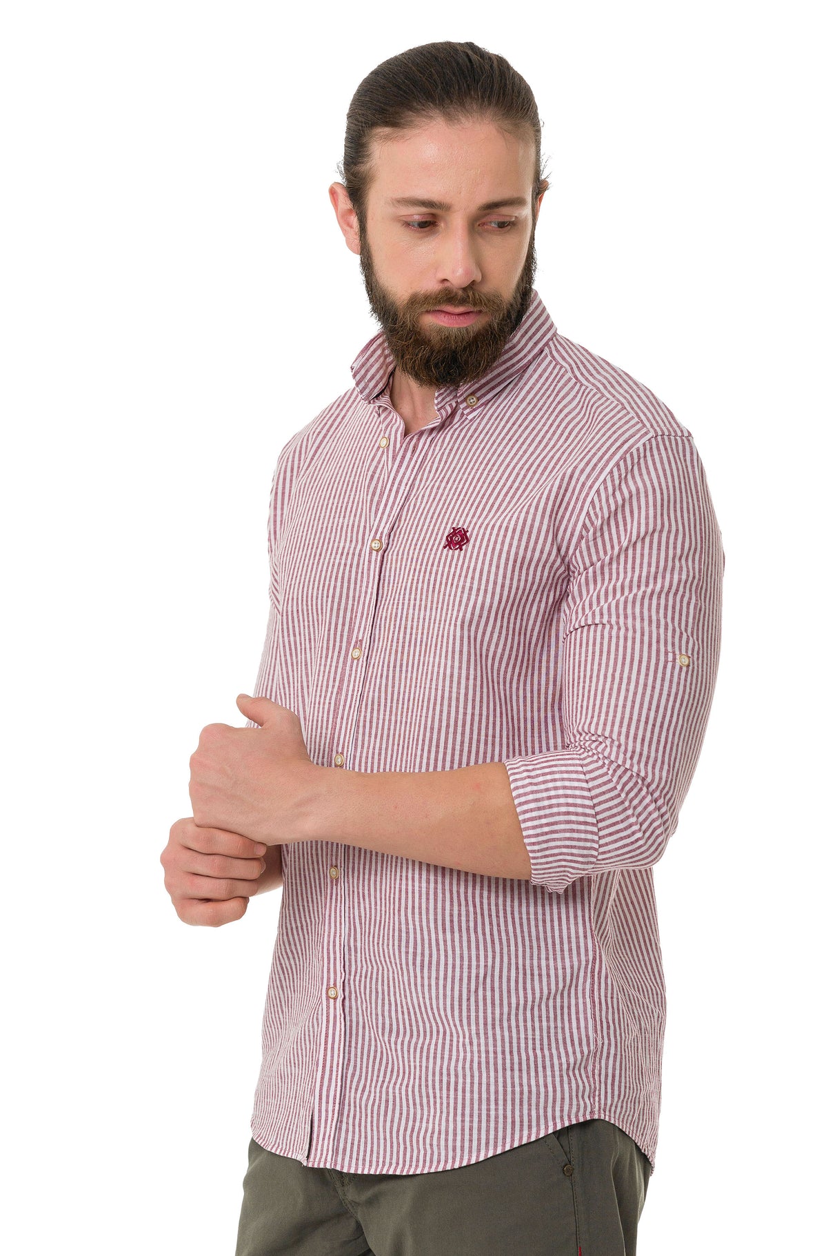 CH194 koszula męska w paski