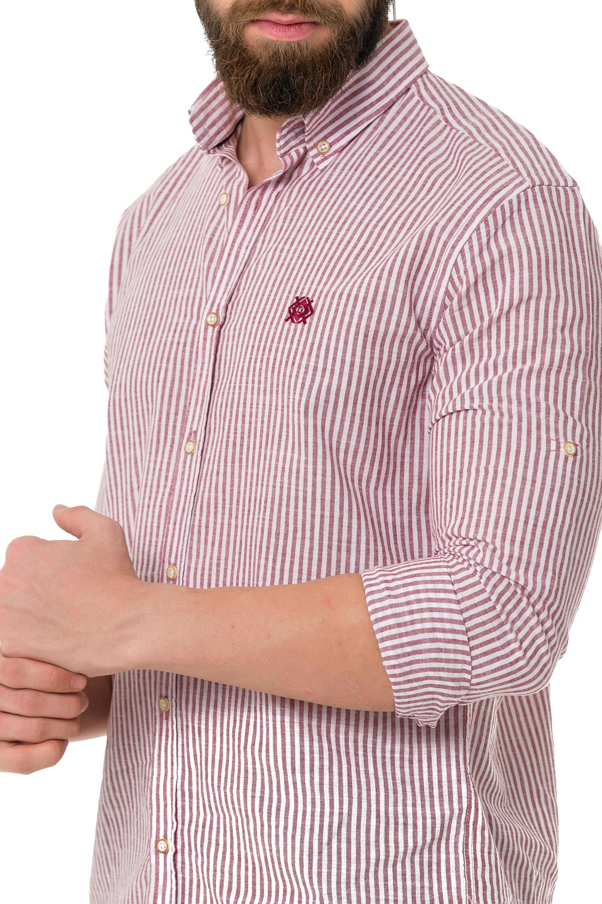 CH194 koszula męska w paski