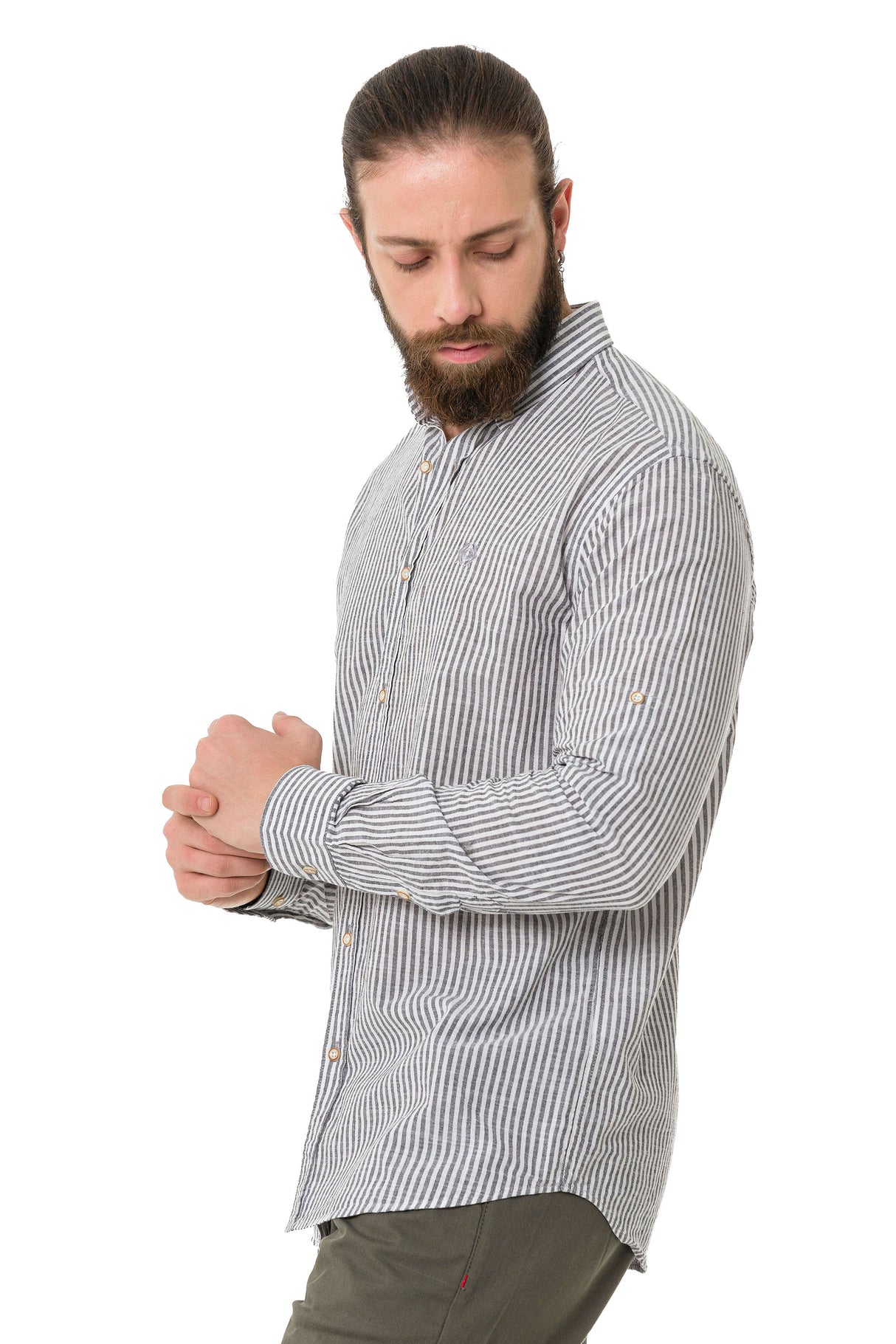 CH194 koszula męska w paski