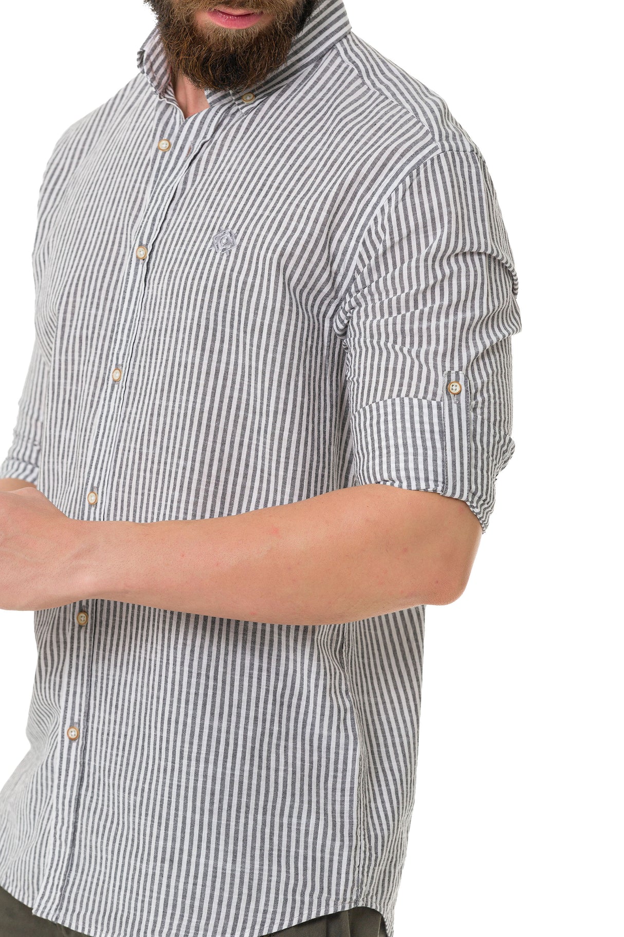 CH194 koszula męska w paski