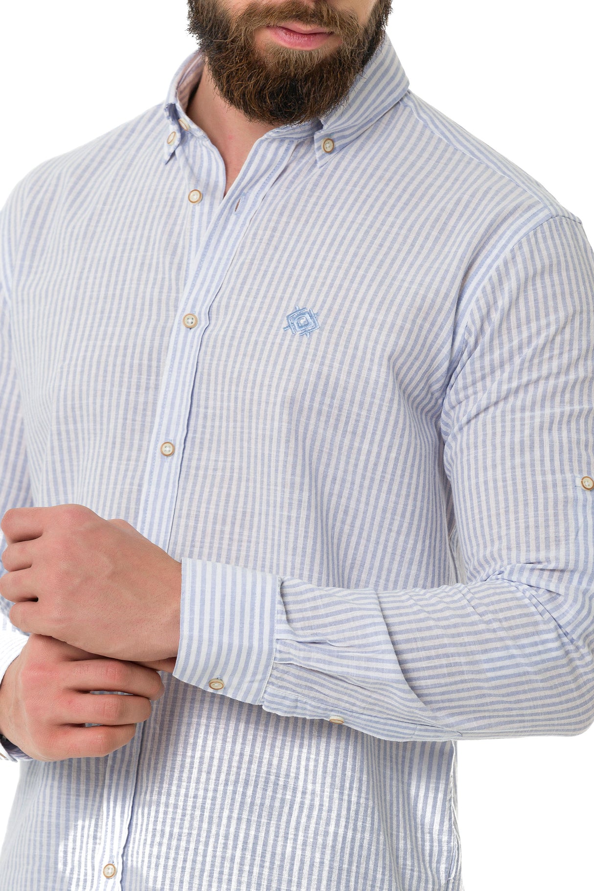 CH194 koszula męska w paski