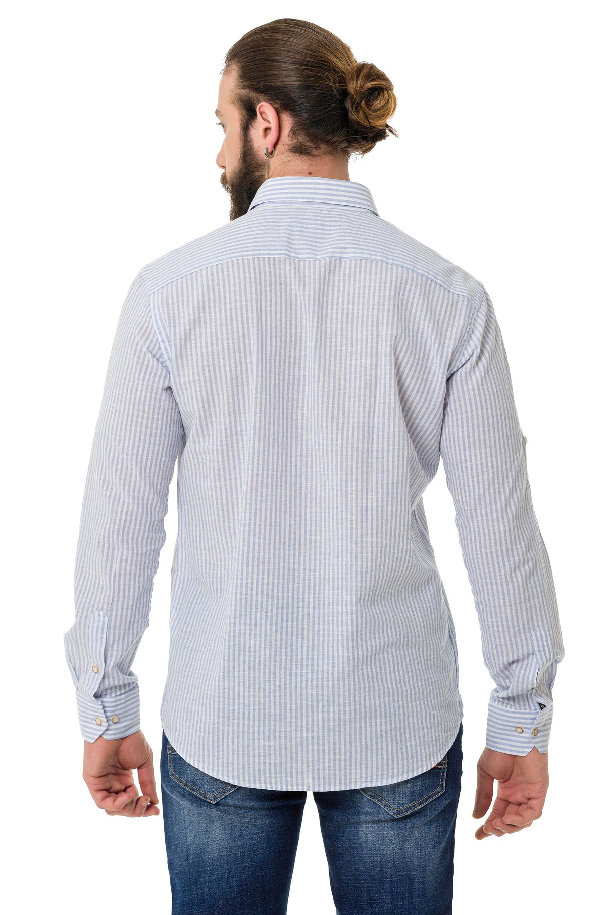 CH194 koszula męska w paski