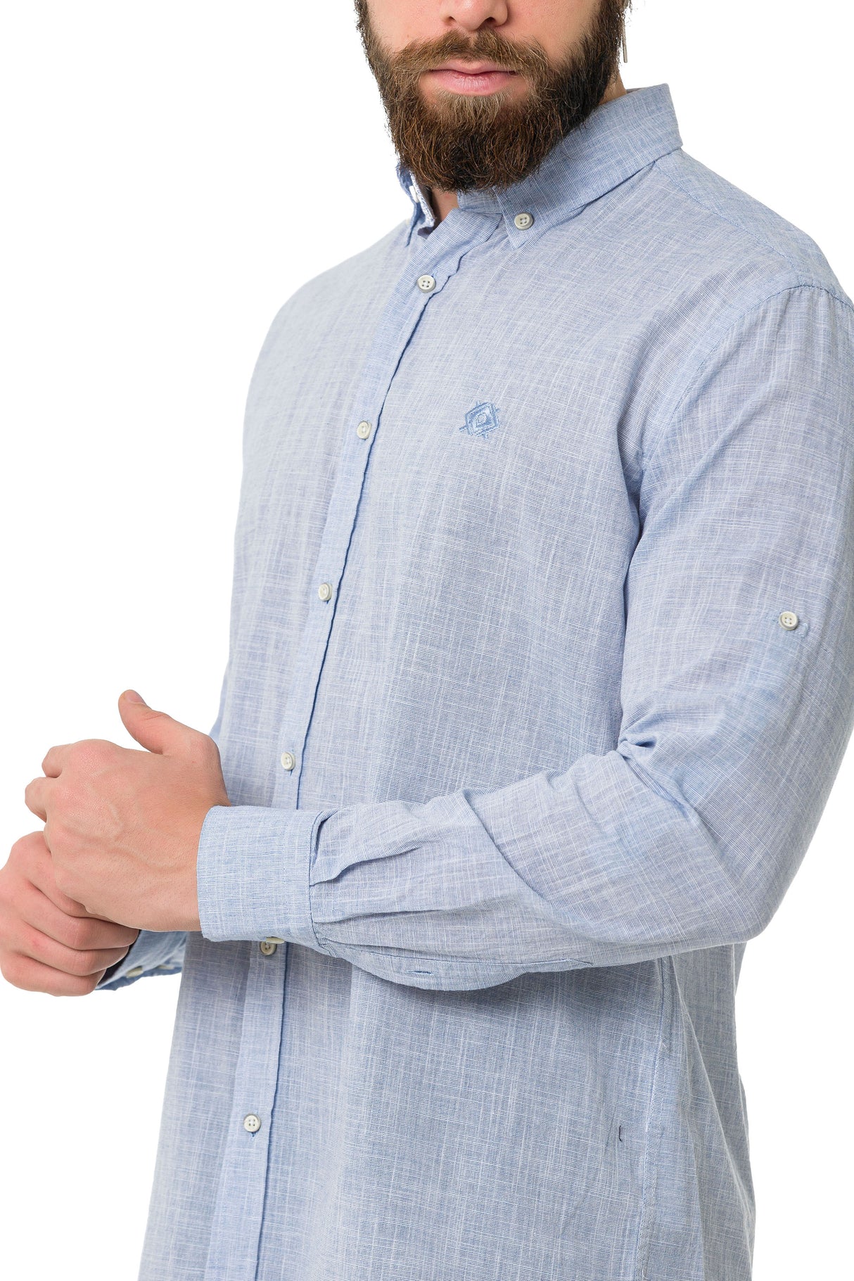 CH199 Mężczyźni koszula z długim rękawem w modnym klasycznym stylu