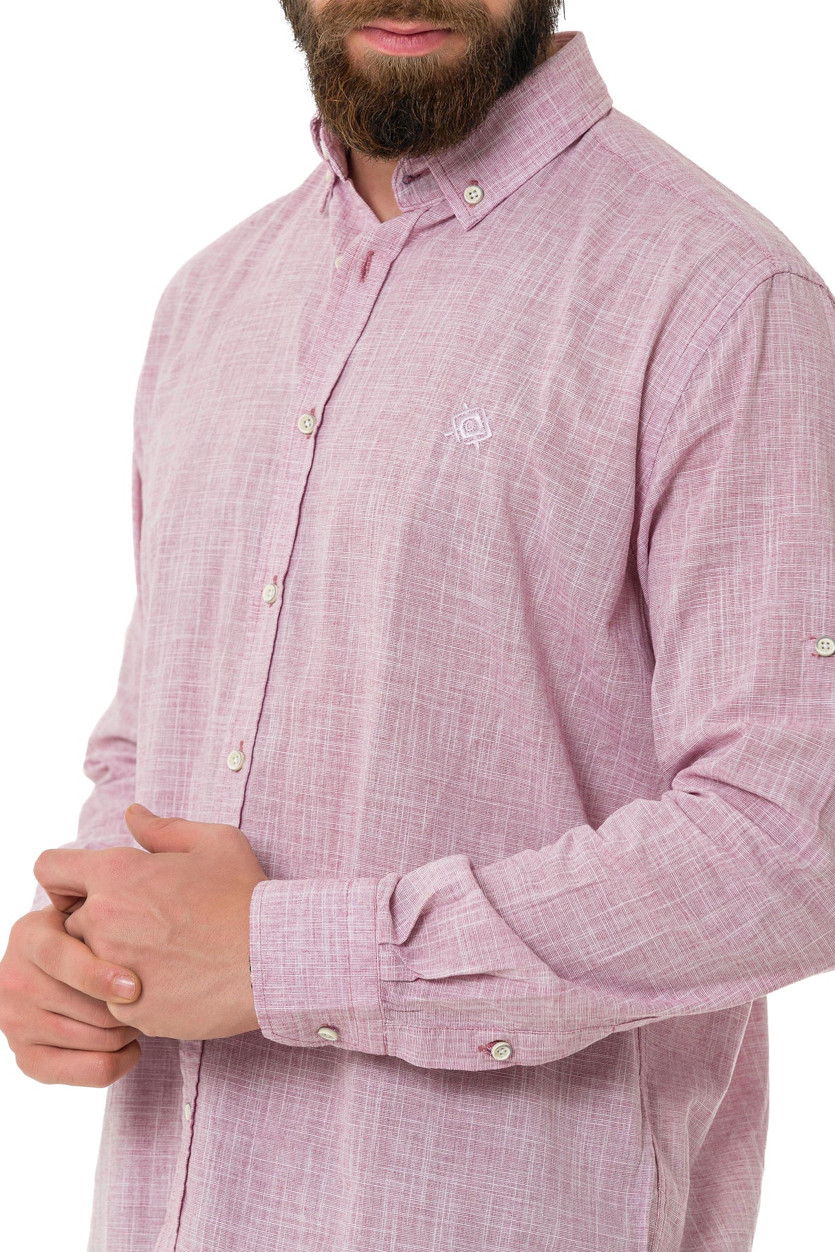 CH199 Mężczyźni koszula z długim rękawem w modnym klasycznym stylu