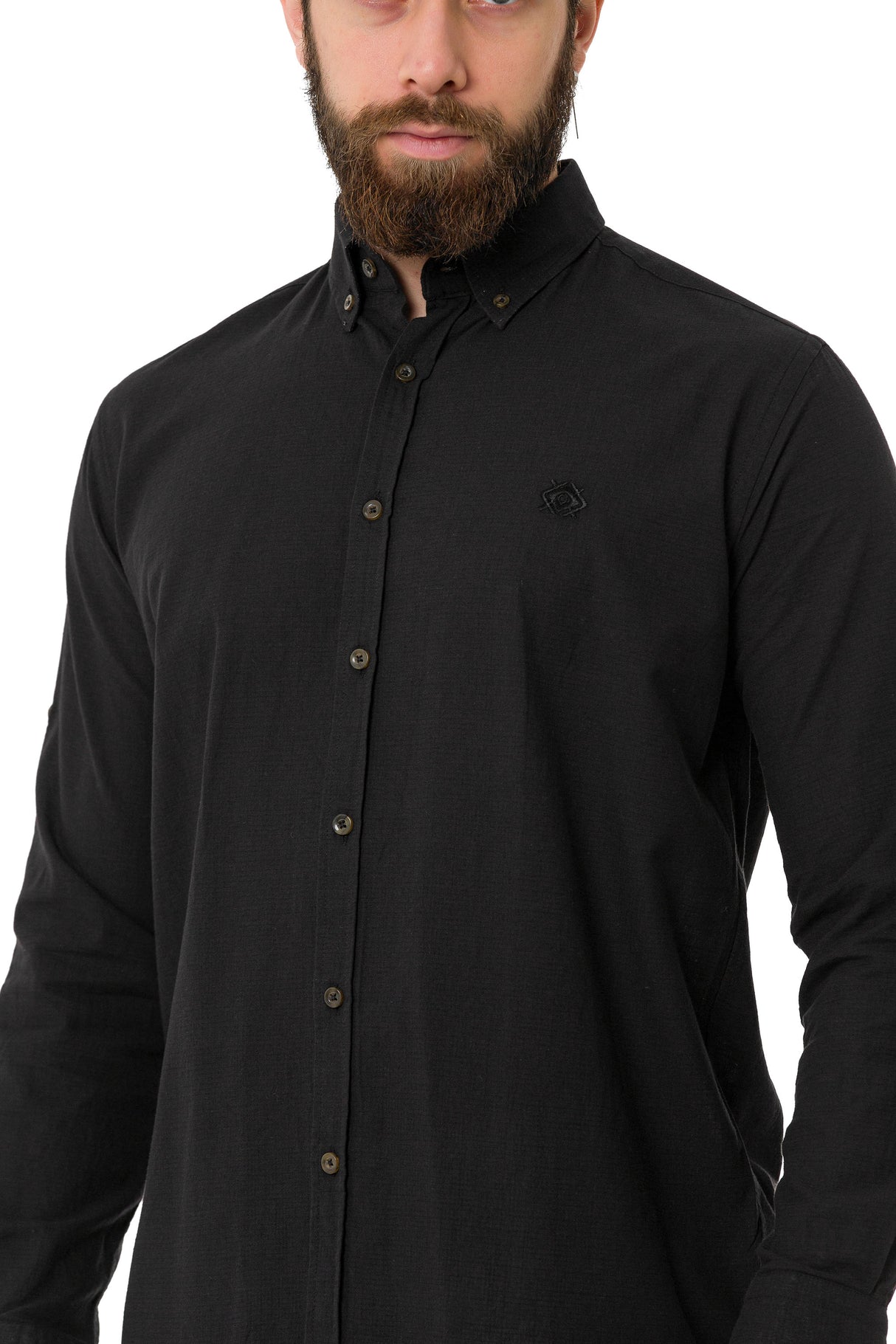 CH199 Mężczyźni koszula z długim rękawem w modnym klasycznym stylu