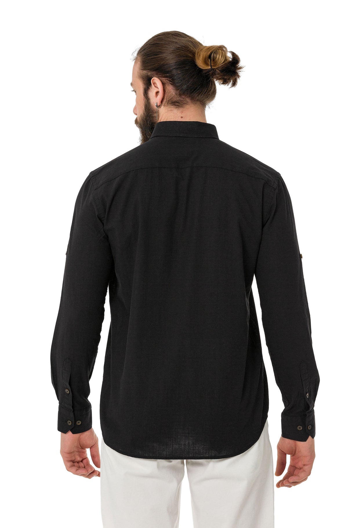 CH199 Mężczyźni koszula z długim rękawem w modnym klasycznym stylu