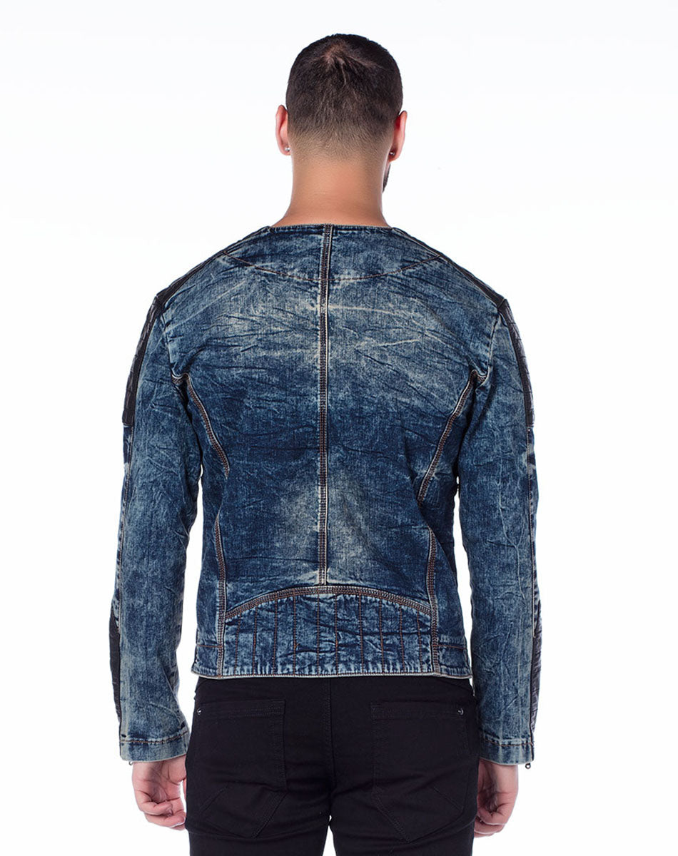 CJ135 kurtka jeansowa męska