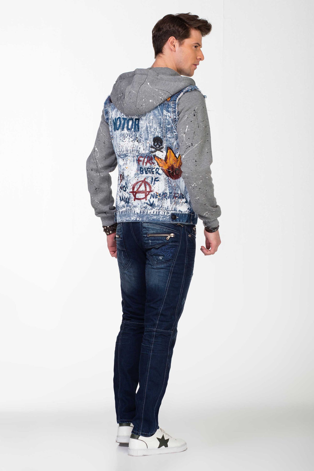 CJ209 kurtka męska z kapturem