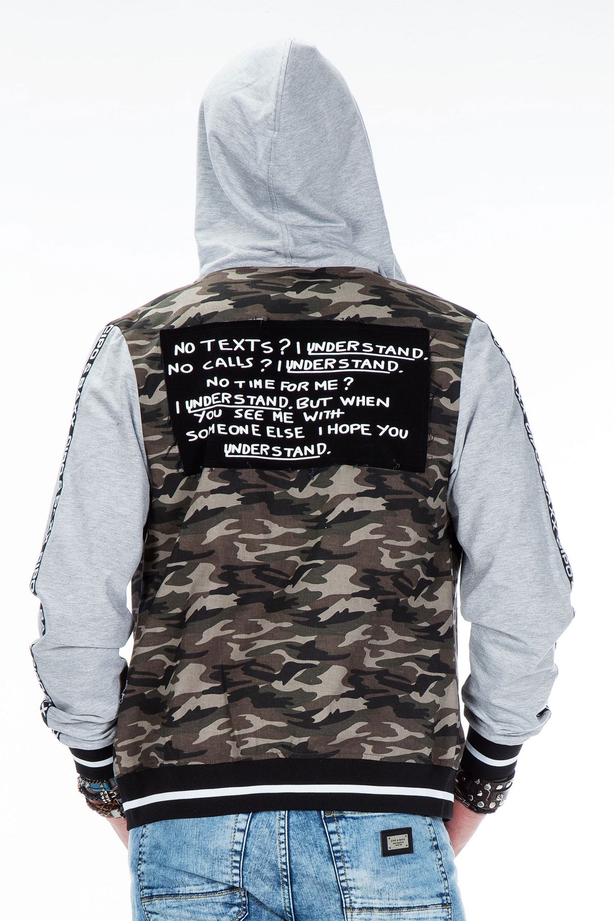 CJ215 kurtka męska w stylu moro