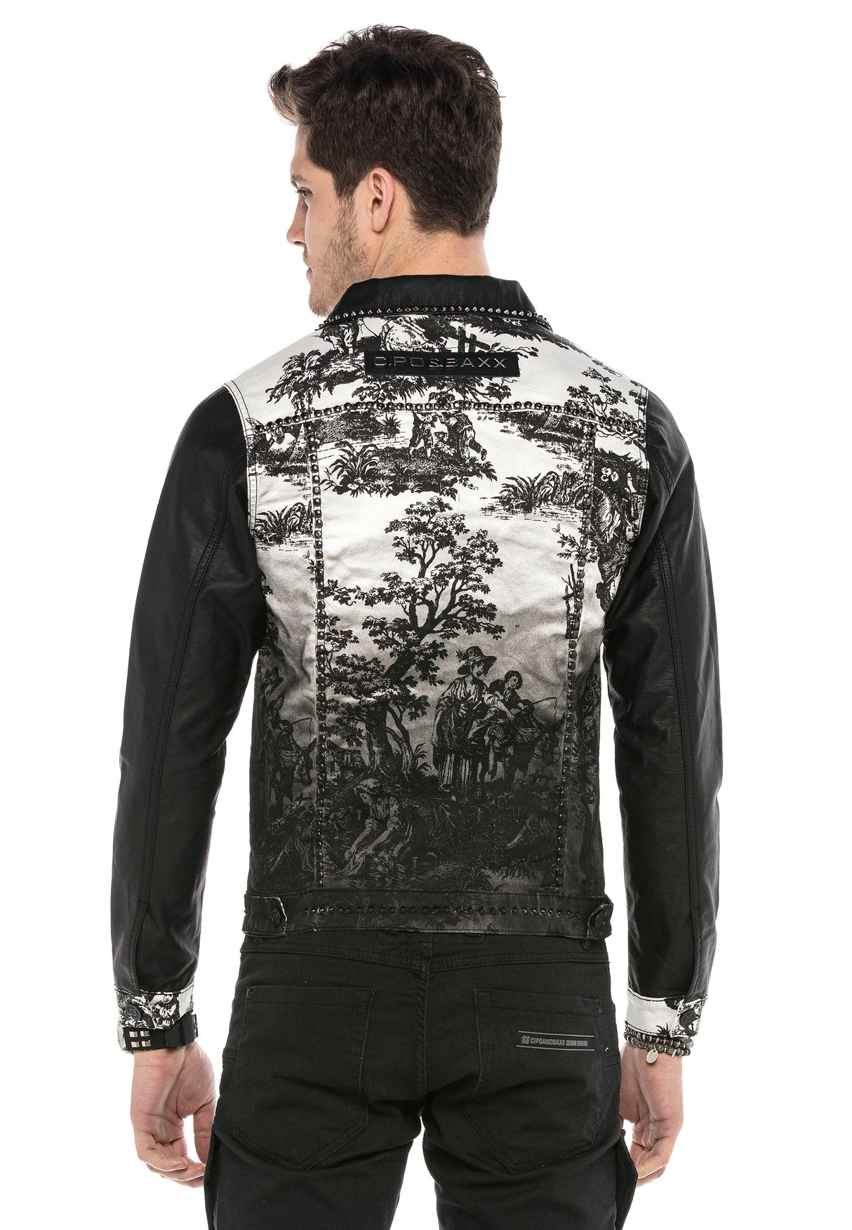 CJ252 kurta męska z wzorem