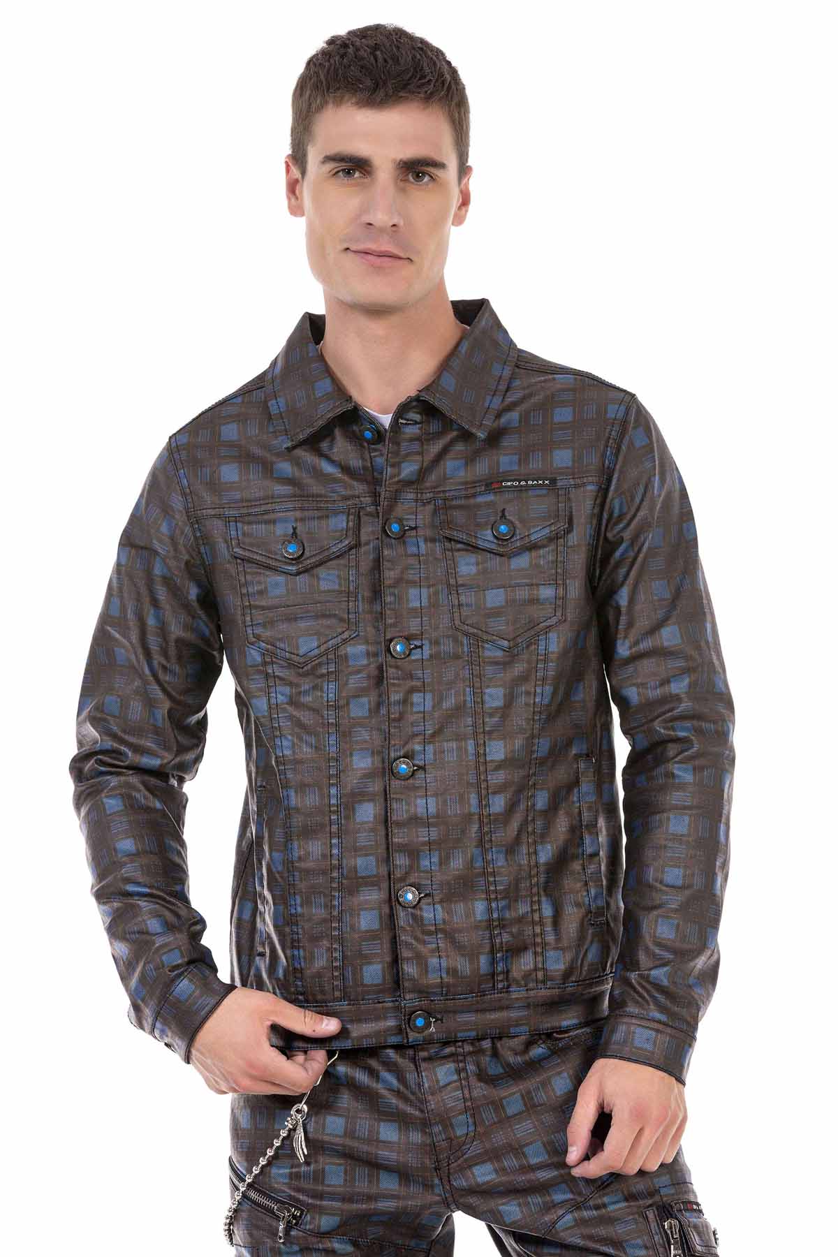 CJ278 kurtka męska jeansowa