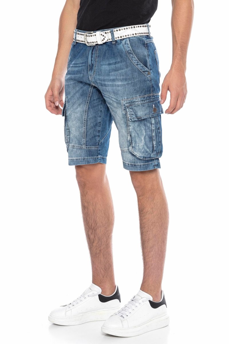 CK215 MEN CAPRI -shorts met Cargot -tassen