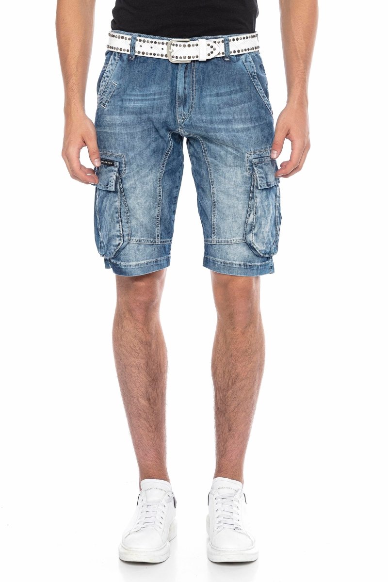 CK215 MEN CAPRI -shorts met Cargot -tassen