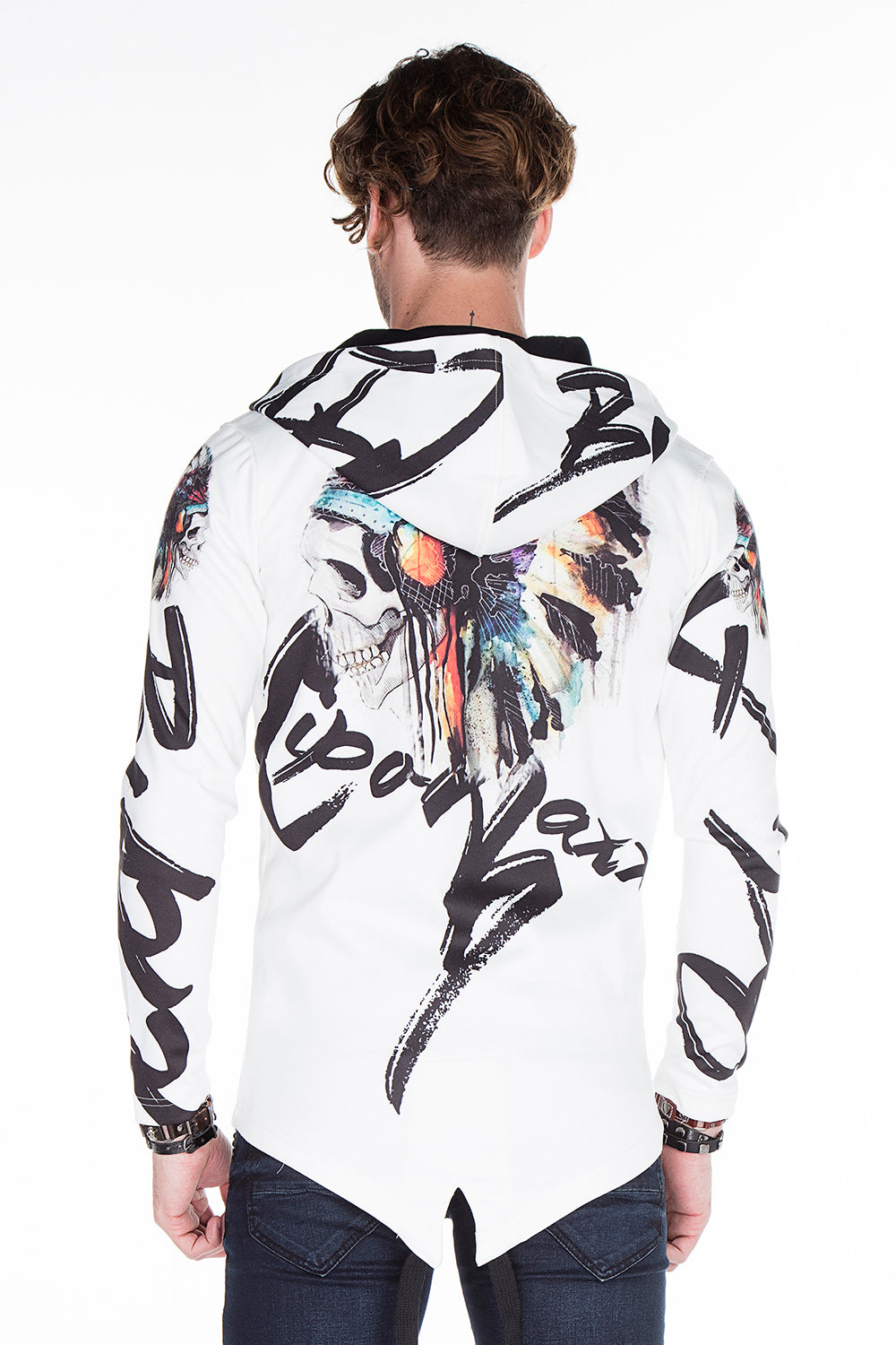 CL263 Felpa uomo con stampa