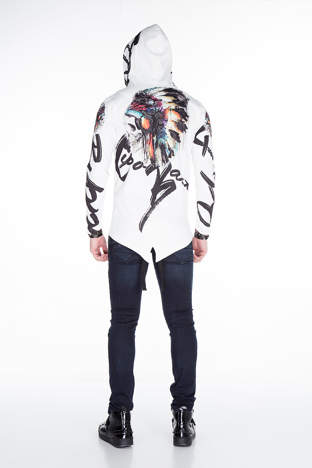 CL263 Felpa uomo con stampa