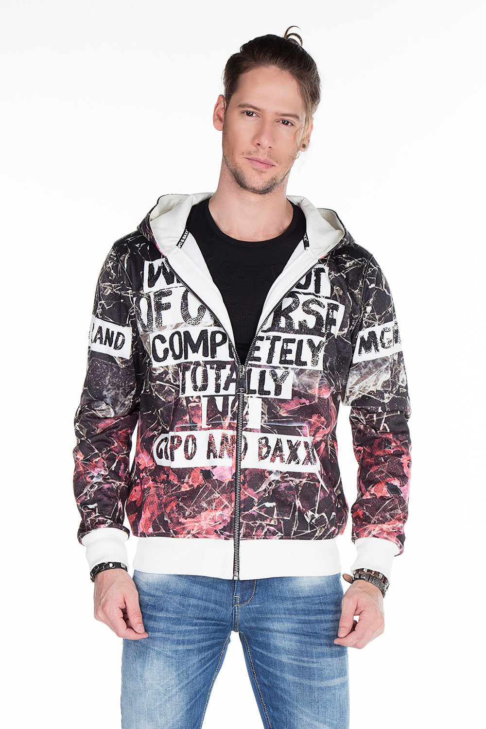 CL270 Felpa uomo con stampe