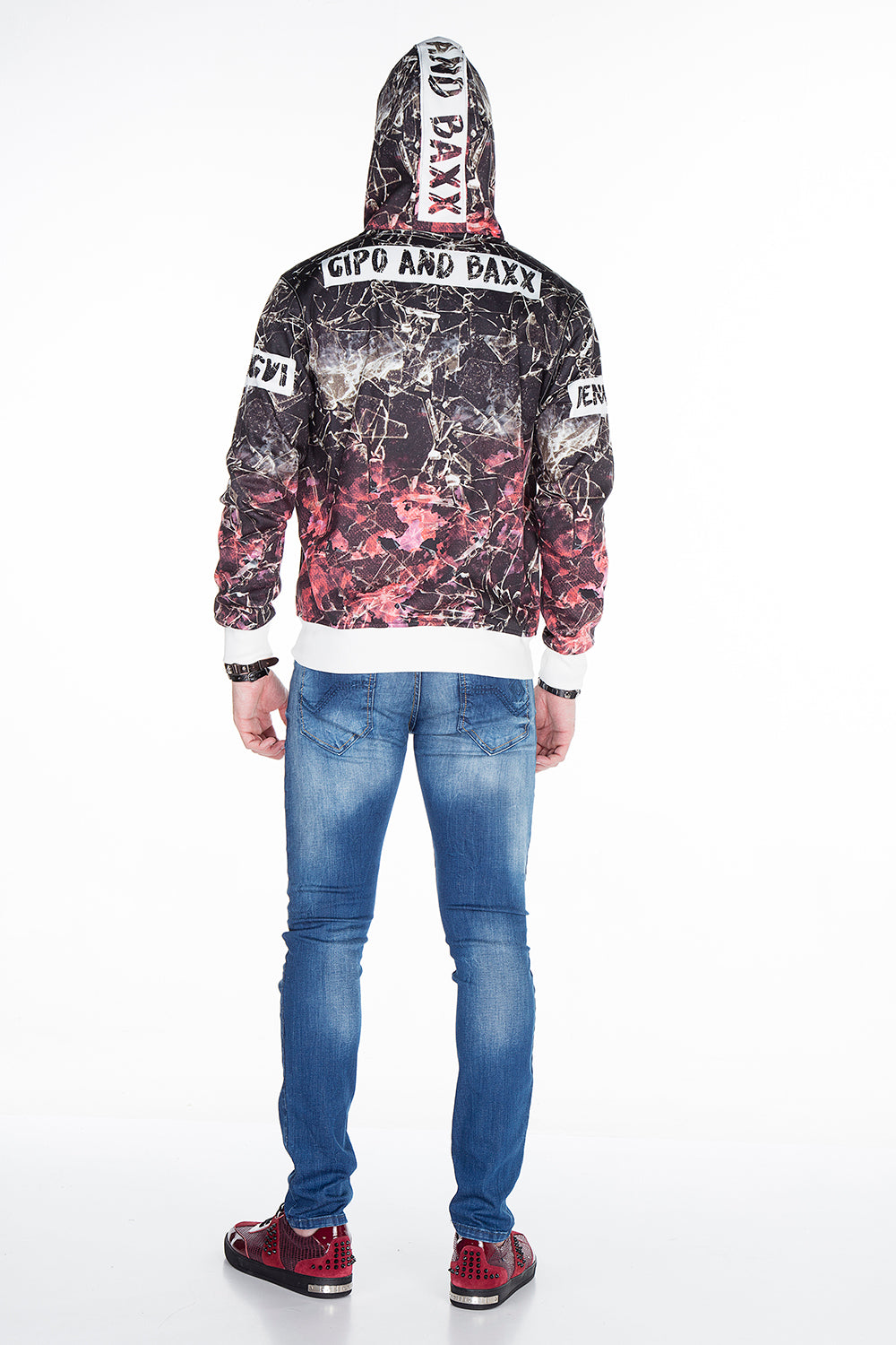 CL270 Felpa uomo con stampe