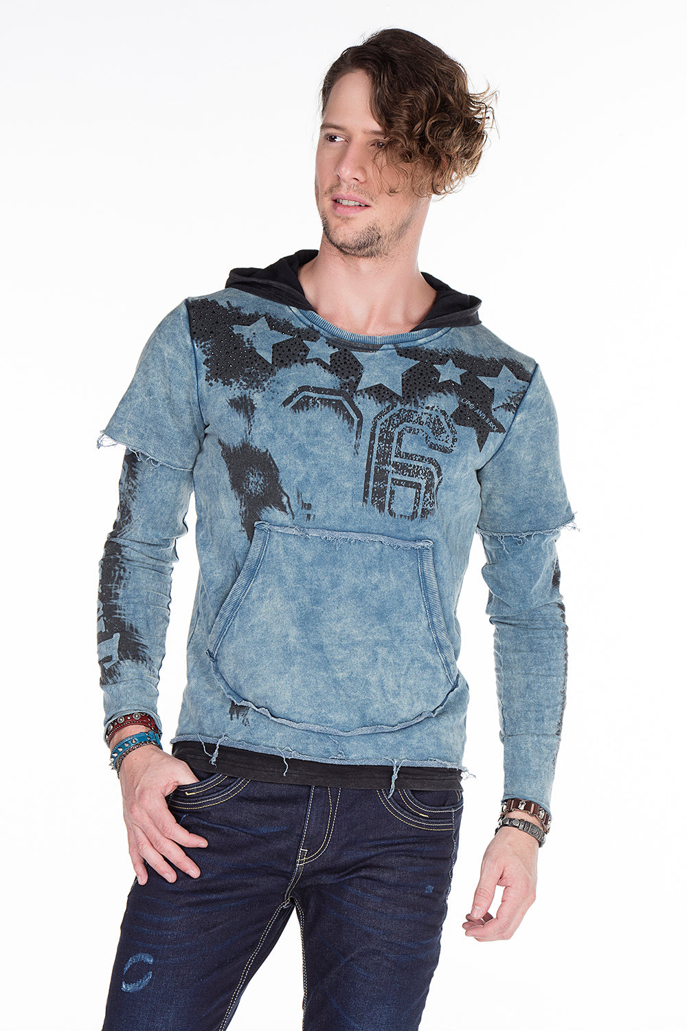 CL279 bluza męska z kapturem