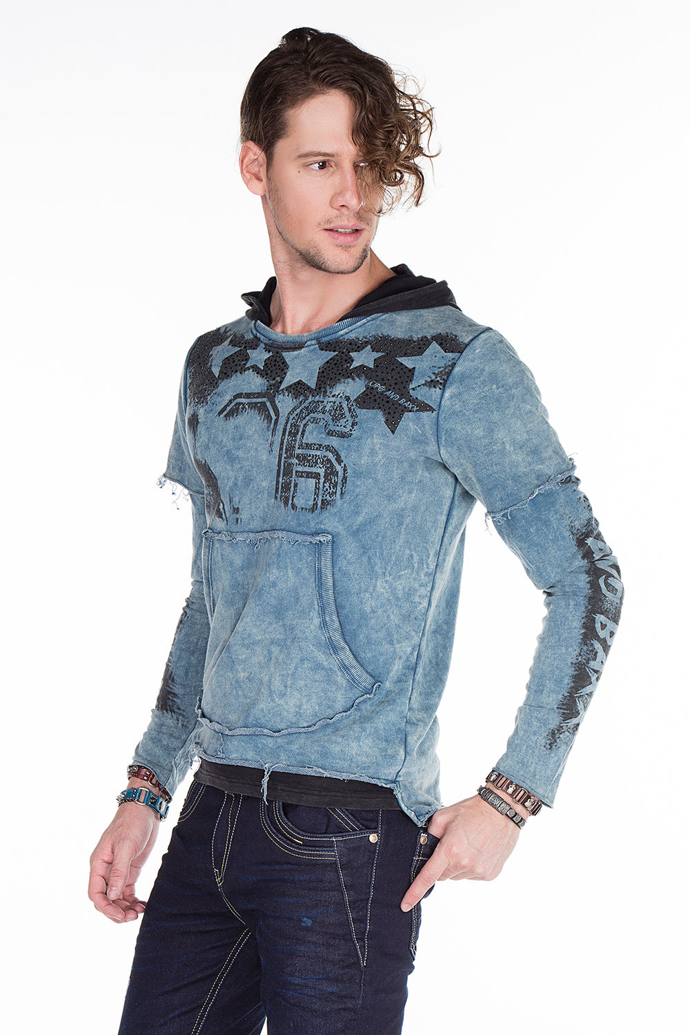 CL279 bluza męska z kapturem