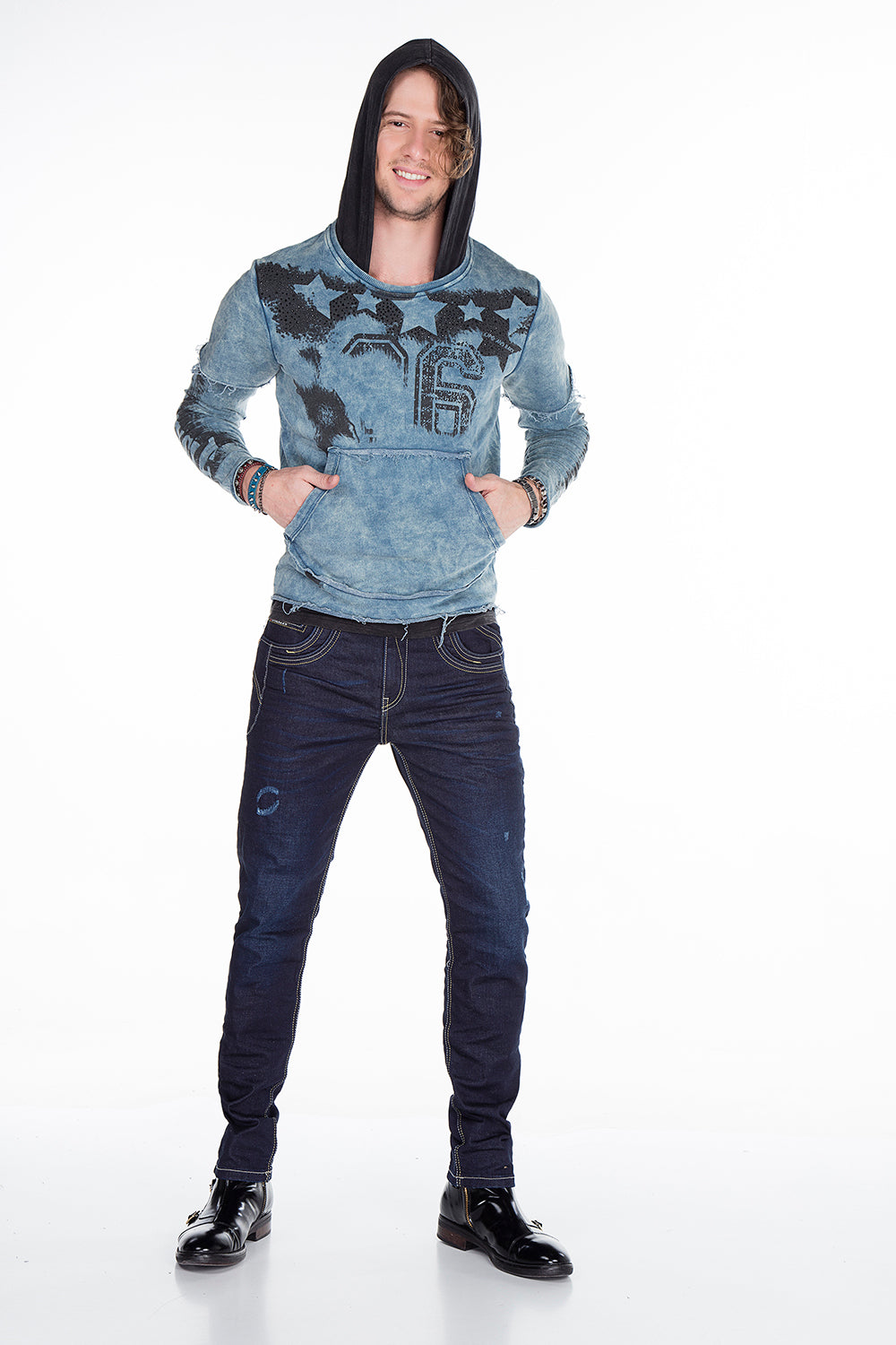 CL279 bluza męska z kapturem