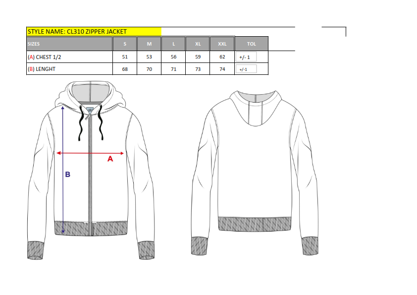 CL310 bluza męska ze wstawkami