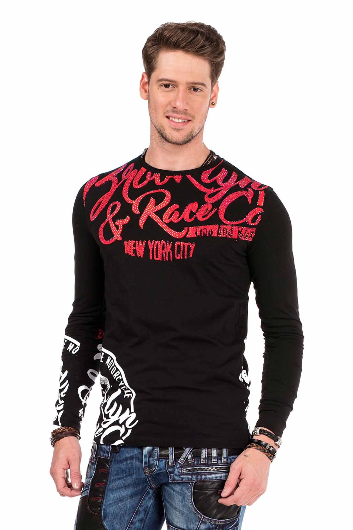 CL322 Maglia da uomo con stampa