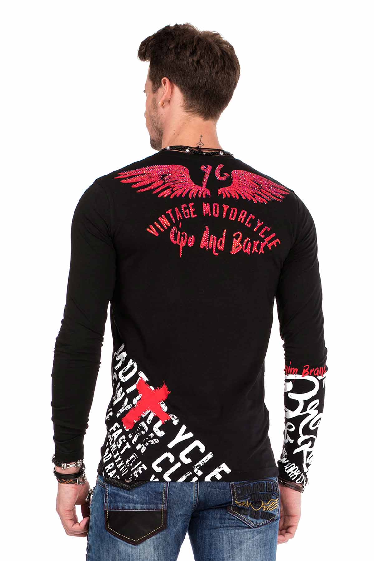 CL322 Maglia da uomo con stampa