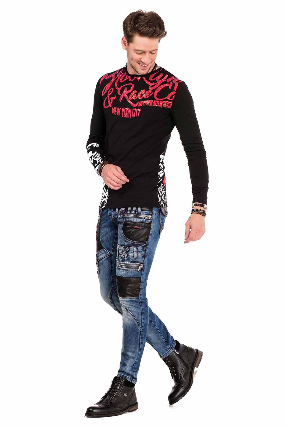 CL322 Maglia da uomo con stampa